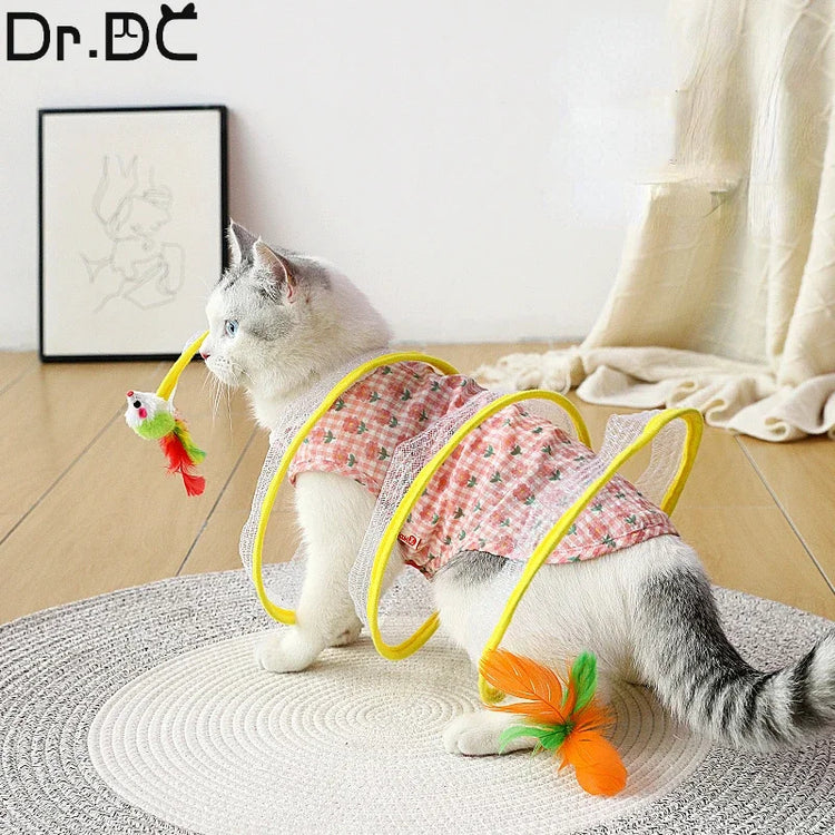 Furiva Foldable Cat Tunnel for Cats from Furiva Pets