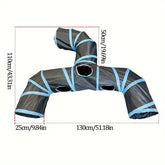 Furiva Three-Way Cat Play Tunnel - product image 2