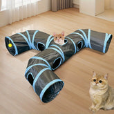 Furiva Three-Way Cat Play Tunnel from Furiva Pets