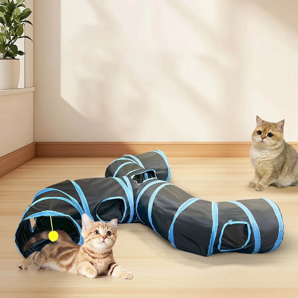 Furiva Three-Way Cat Play Tunnel - product image 4