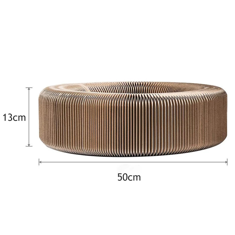 Furiva Collapsible Corrugated Cat Scratcher Bed - product image 6