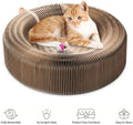 Furiva Collapsible Corrugated Cat Scratcher Bed from Furiva Pets