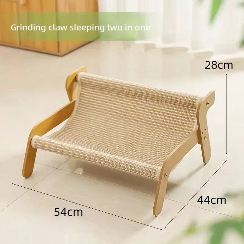 Furiva Elevated Sisal Cat Scratcher Hammock - product image 7