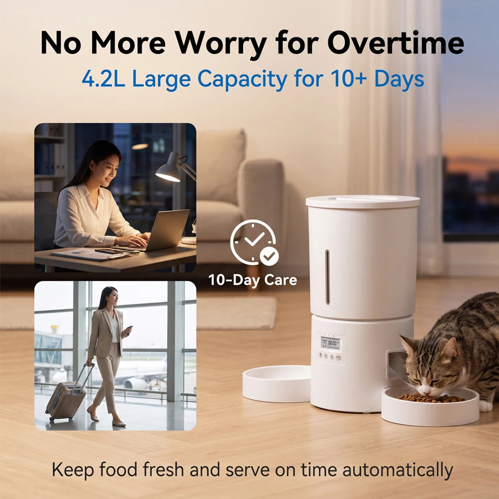 Furiva 4L Smart Timed Pet Feeder - product image 2