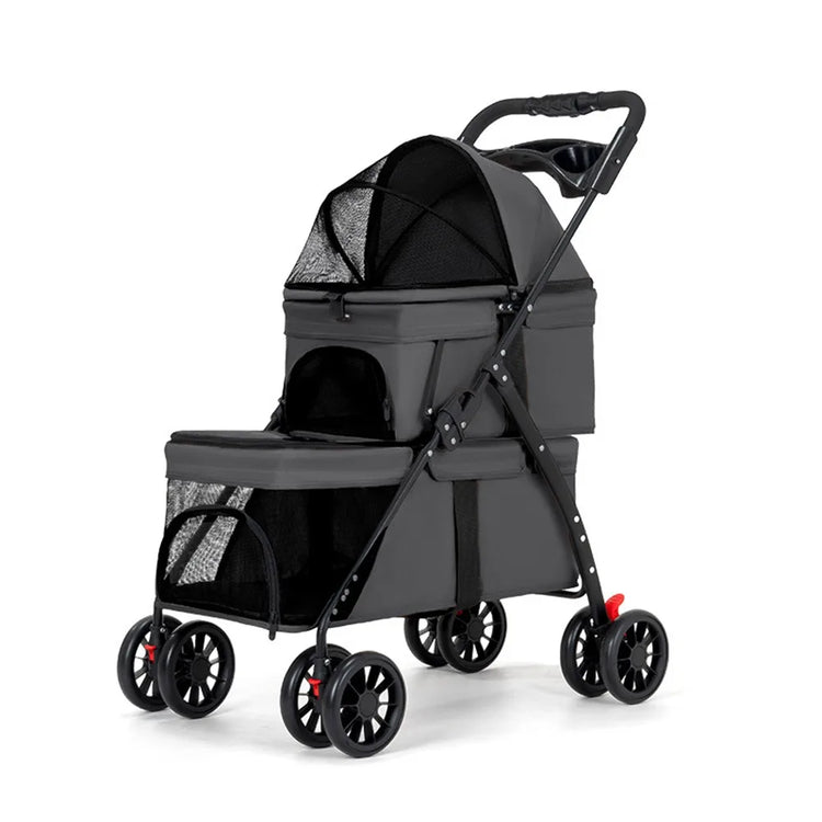 Furiva Double Pet Stroller with Lockable Wheels - product image 7