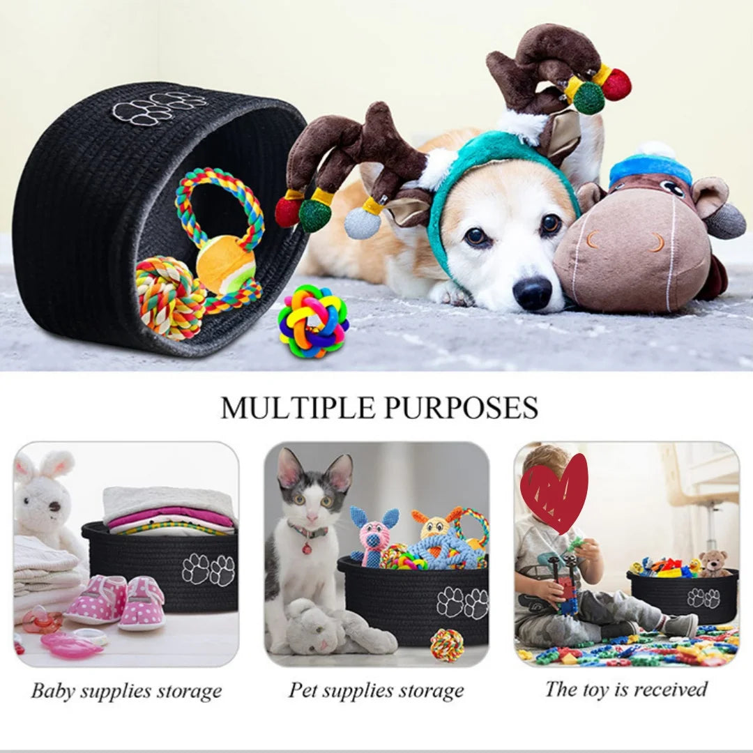 Furiva Pet Toy Storage Basket for Dogs & Cats - product image 5