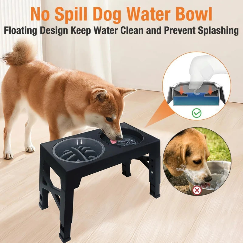 Furiva Adjustable Elevated Dog Feeder - product image 6