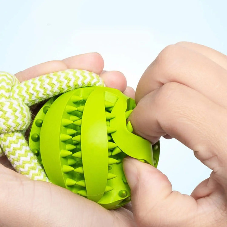 Furiva Treat-Dispensing Rope Ball Toy - product image 2