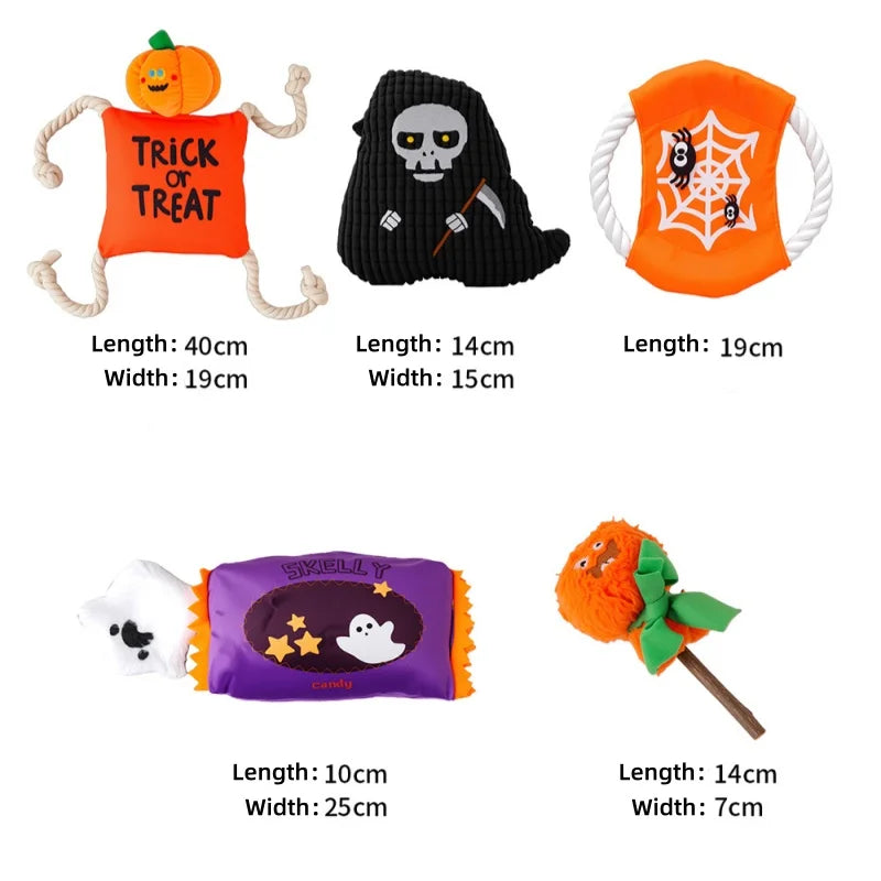 Furiva Halloween Squeaky Dog Plush Toy - product image 6