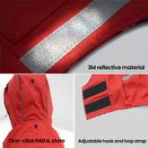 Furiva Reflective Hooded Dog Raincoat - product image 5
