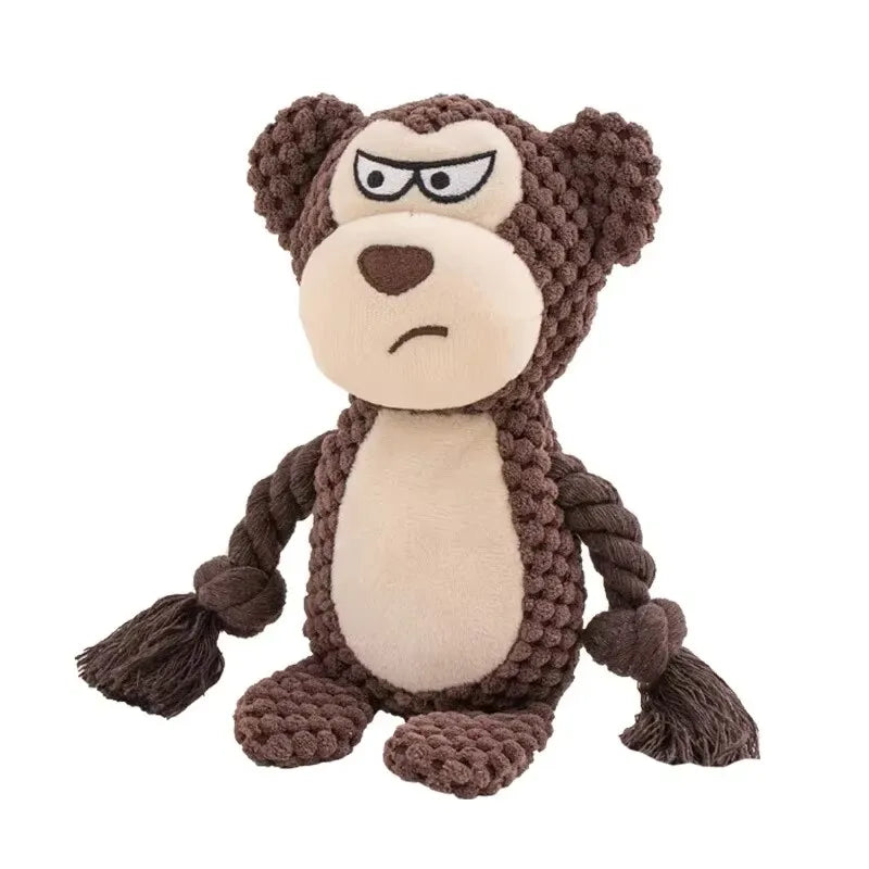 Furiva Plush Animal Rope Squeak Toy - product image 12