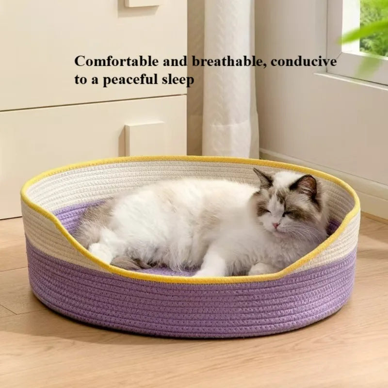 Furiva Woven Cat Bed & Scratcher from Furiva Pets