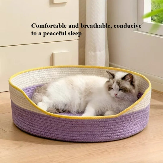 Furiva Woven Cat Bed & Scratcher from Furiva Pets