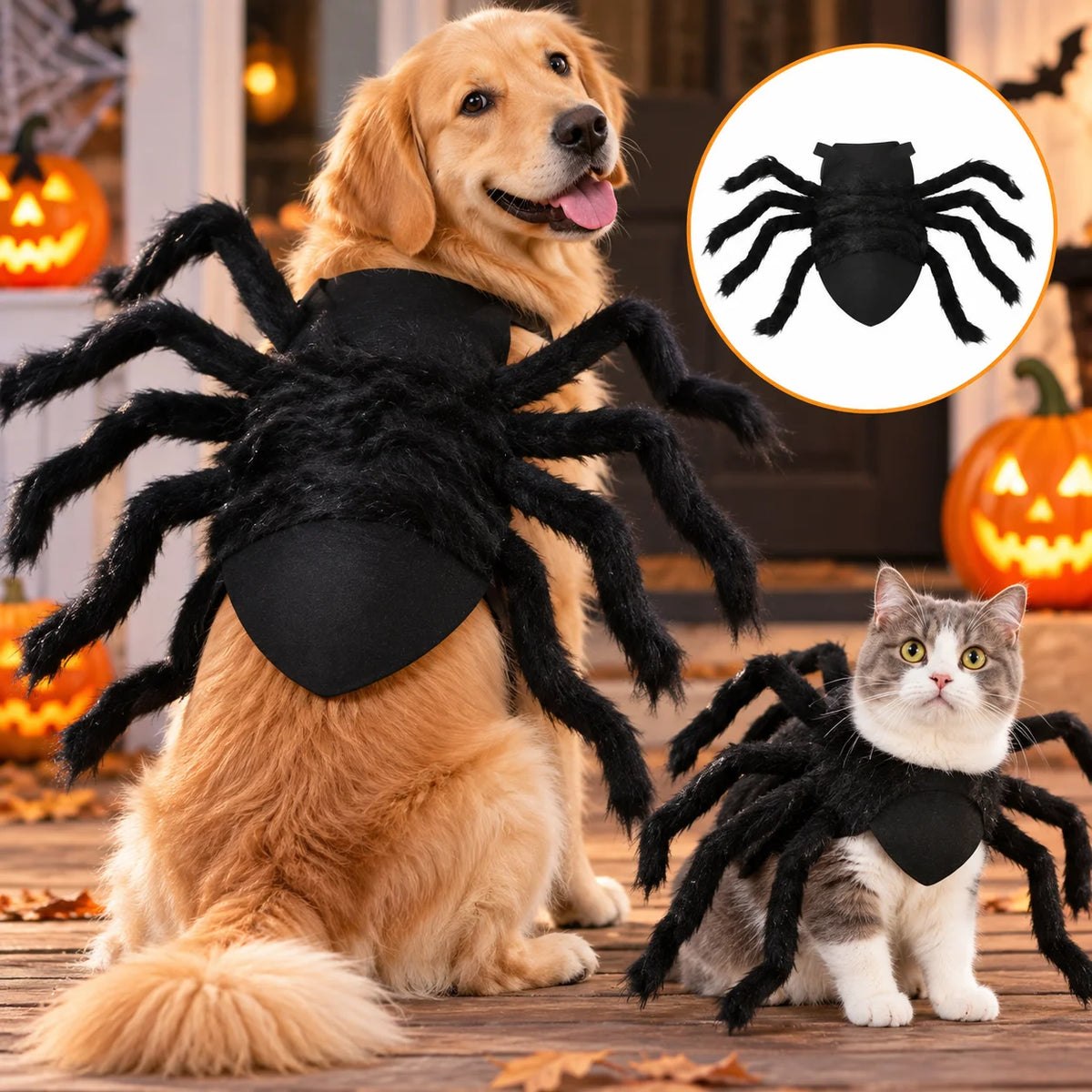 Furiva Halloween Spider Pet Costume - product image 3