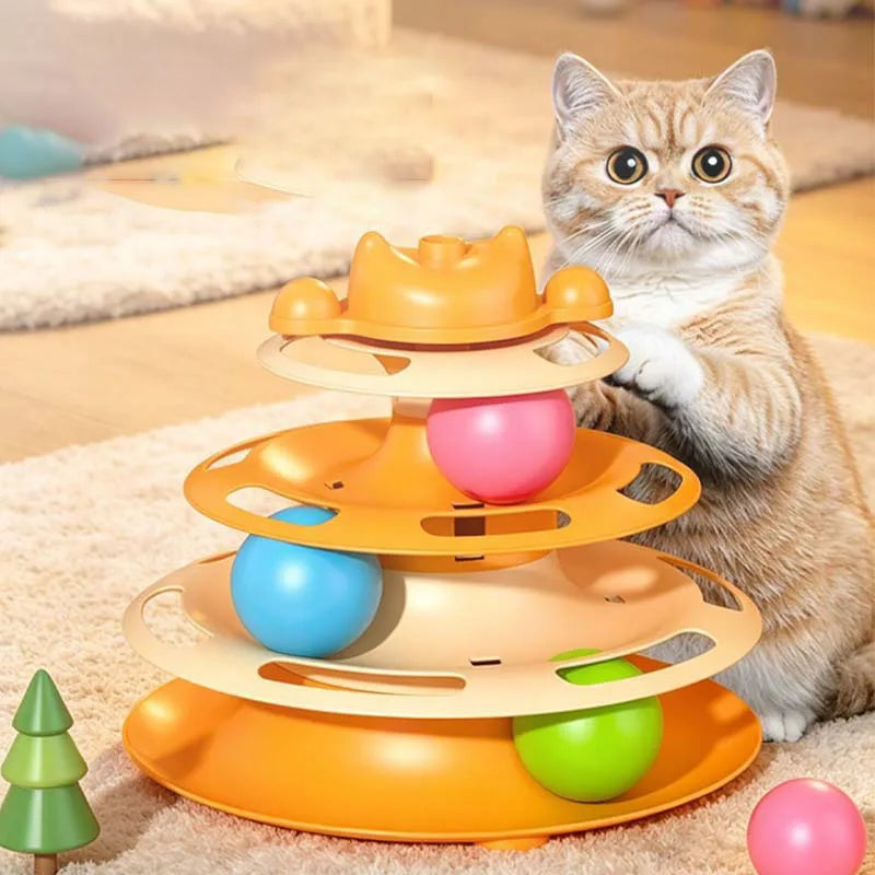 Furiva Turntable Feather & Ball Cat Toy - product image 4