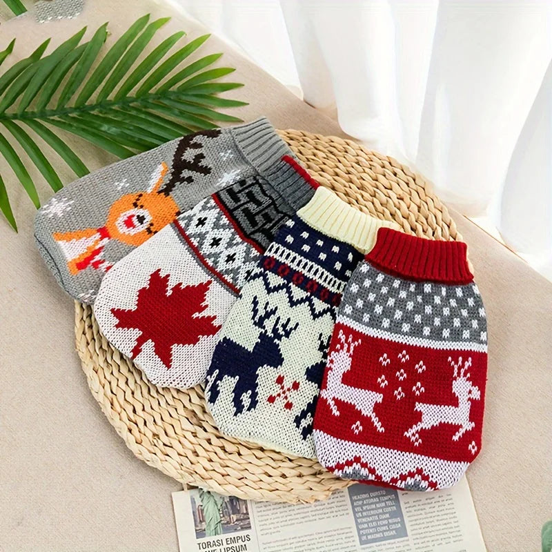 Furiva Knitted Christmas Pet Sweater - product image 4