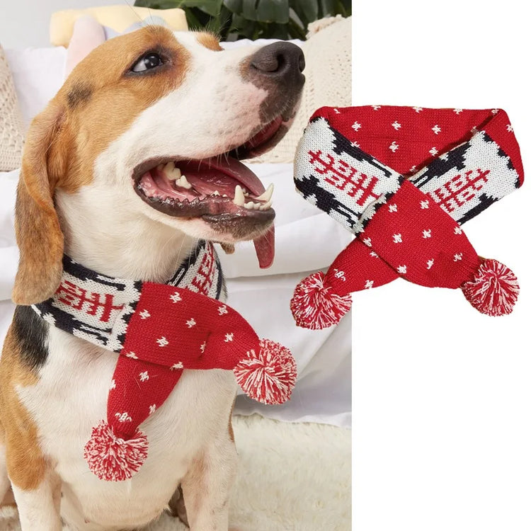 Furiva Knitted Christmas Pet Scarf - product image 4