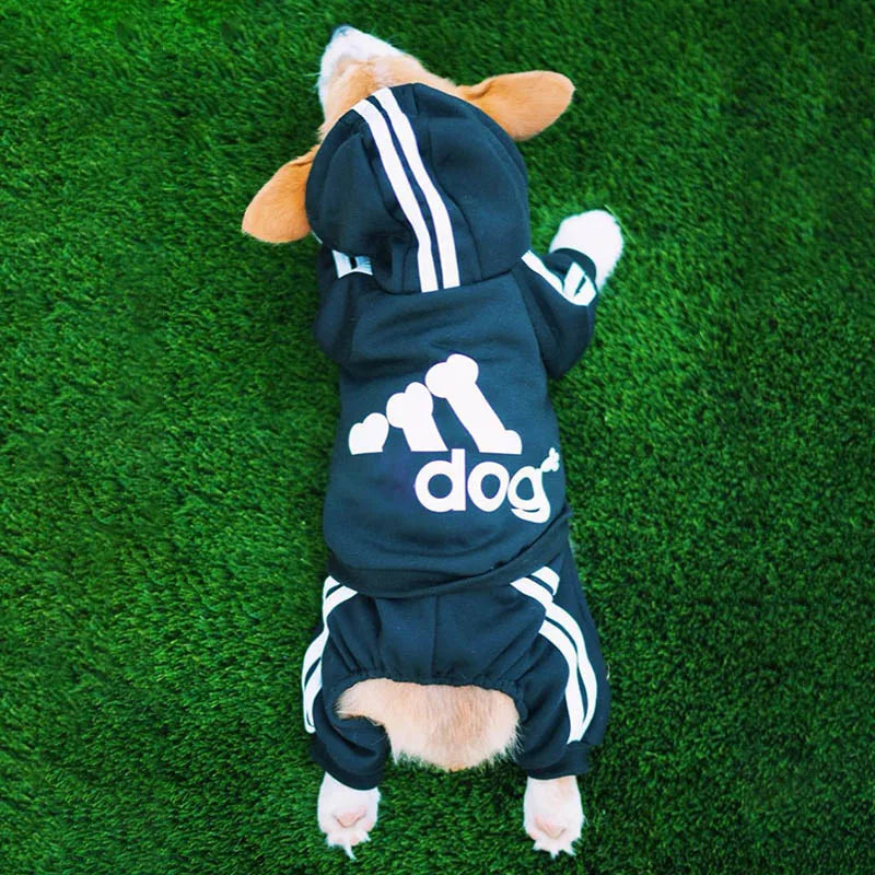 Furiva Cotton Pet Hoodie Jumpsuit from Furiva Pets