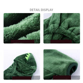 Furiva Green Fleece Pet Jumpsuit - product image 4