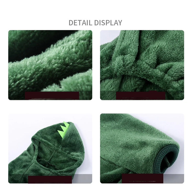 Furiva Green Fleece Pet Jumpsuit - product image 4