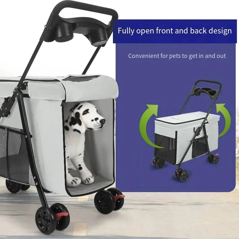 Furiva Large-Dog Foldable Pet Stroller - product image 2