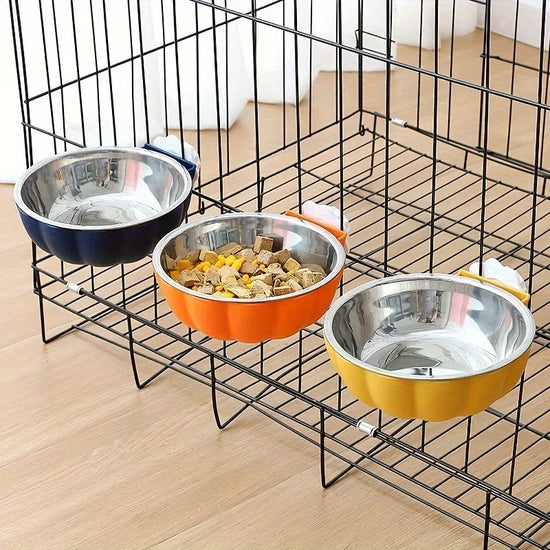 Furiva Pumpkin Pet Food & Water Bowl from Furiva Pets
