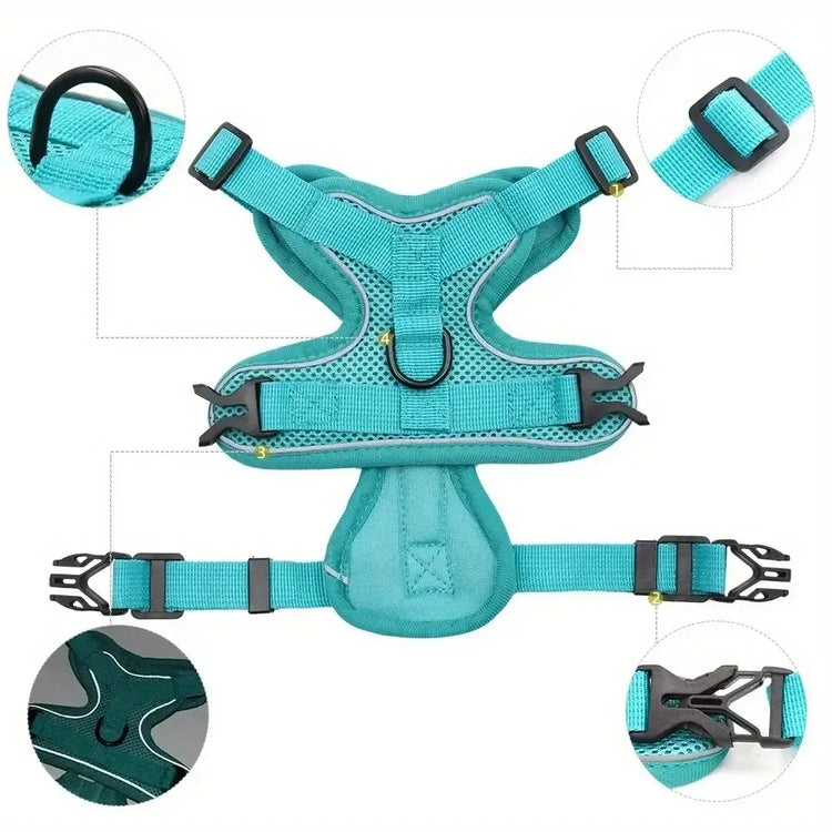 Furiva Reflective Harness & Leash Set - product image 3