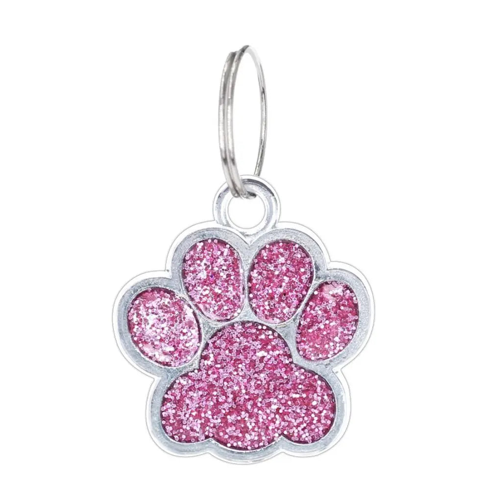 Furiva Paw Print Glitter Pet Collar Tag - product image 12