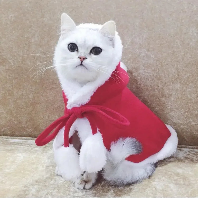 Furiva Santa Pet Cape & Hat for Dogs & Cats - product image 5