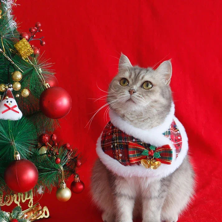 Furiva Christmas Pet Scarf Cloak - product image 3