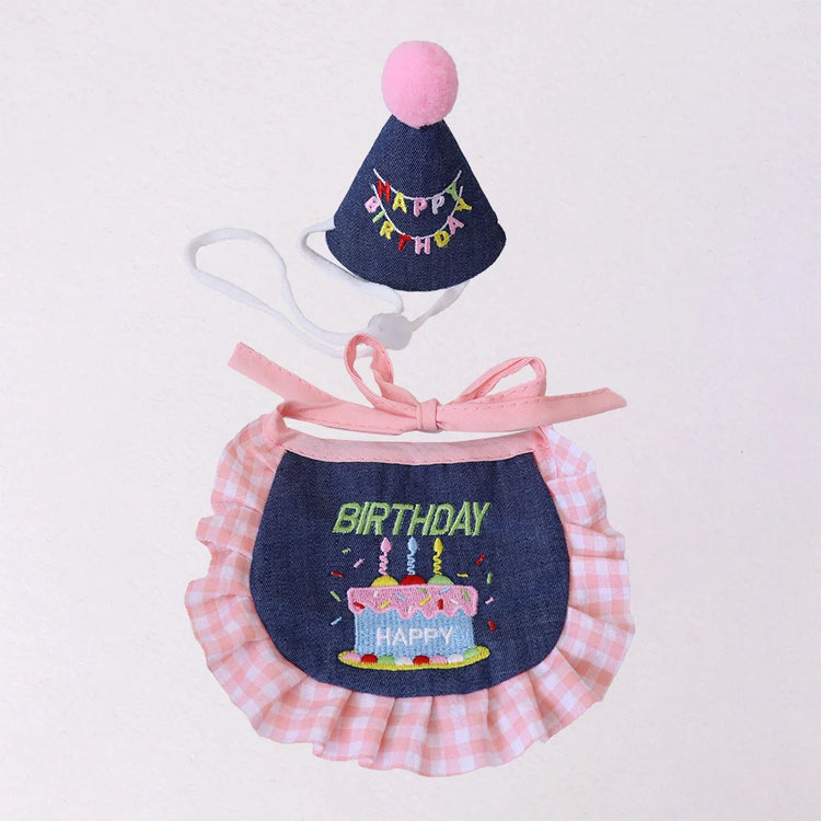 Furiva Pet Birthday Hat & Bandana Set - product image 2
