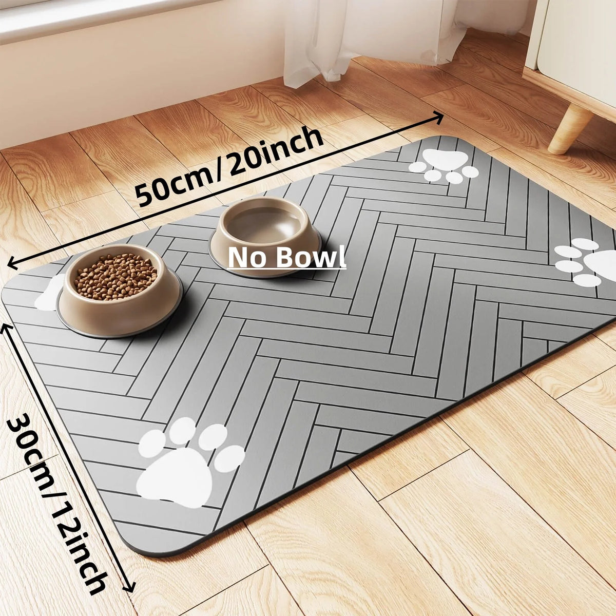 Furiva Absorbent Pet Feeding Mat - product image 9