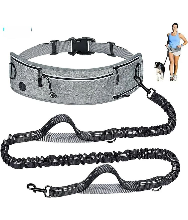 Furiva Reflective Hands-Free Waist Dog Leash from Furiva Pets