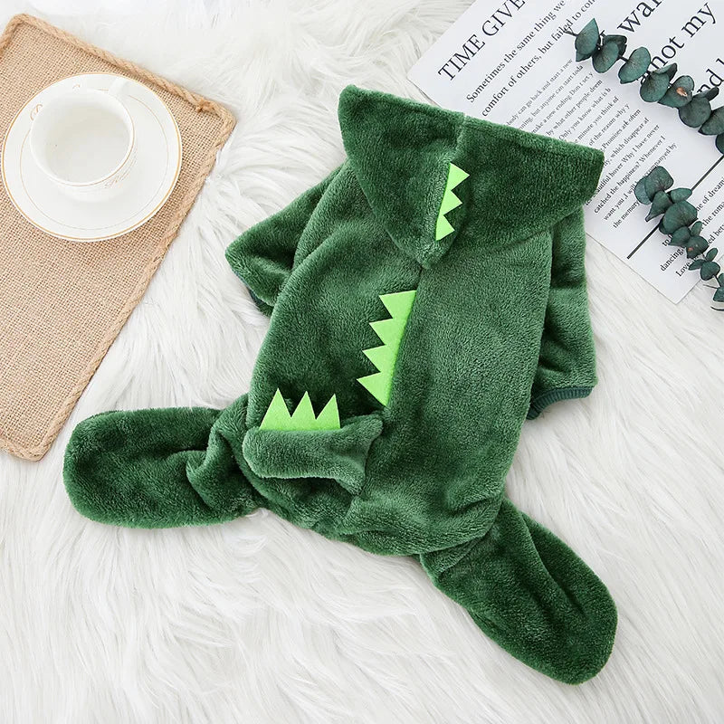 Furiva Green Fleece Pet Jumpsuit - product image 5