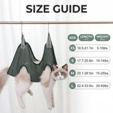 Pet Grooming Hammock for Nail Trimming from Furiva Pets
