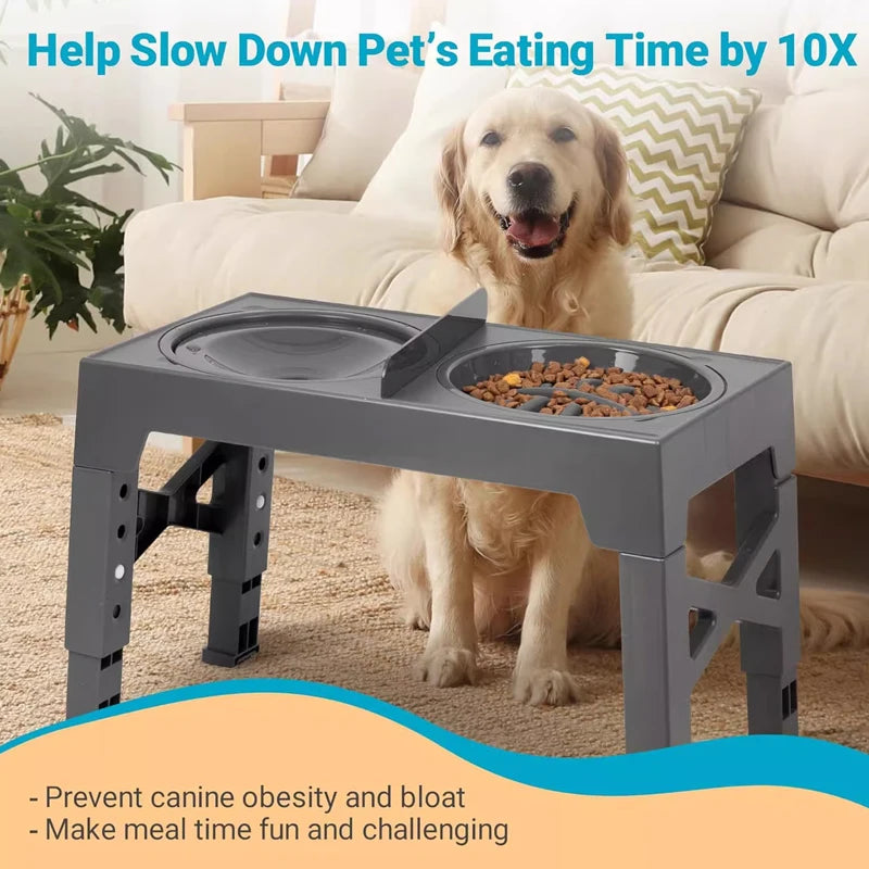 Furiva Adjustable Elevated Dog Feeder - product image 2