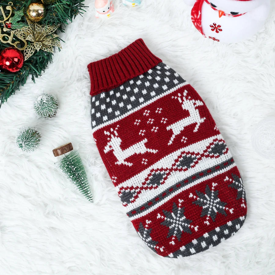 Furiva Reindeer Christmas Pet Sweater - product image 7