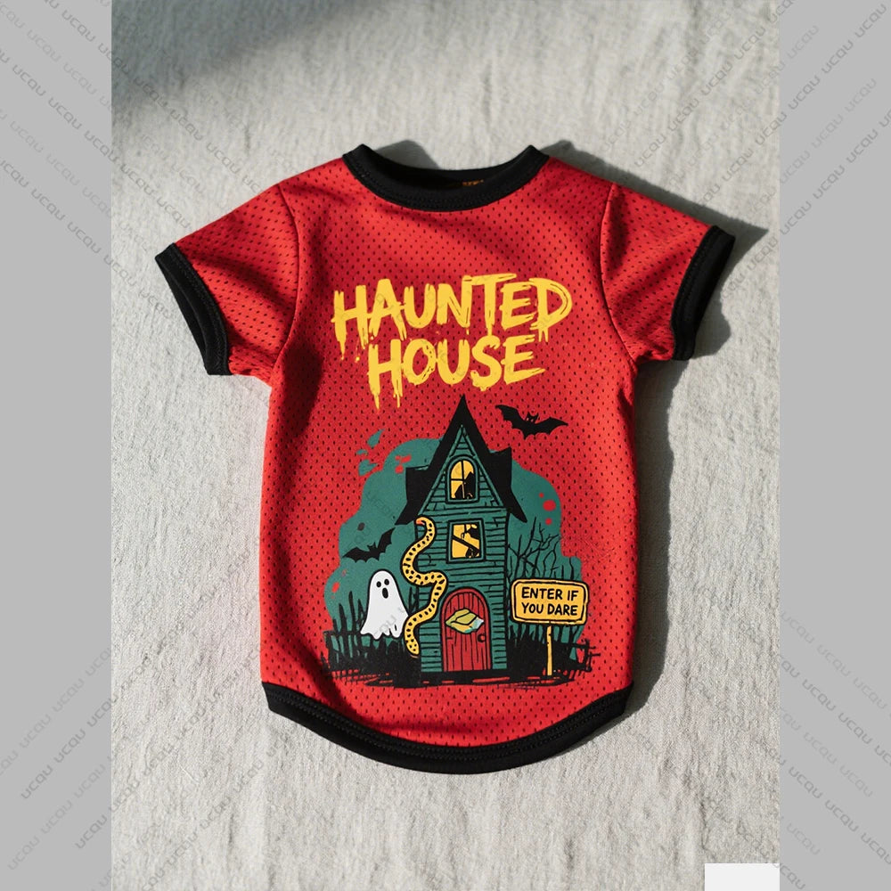 Furiva Halloween Print Pet T-Shirt - product image 3