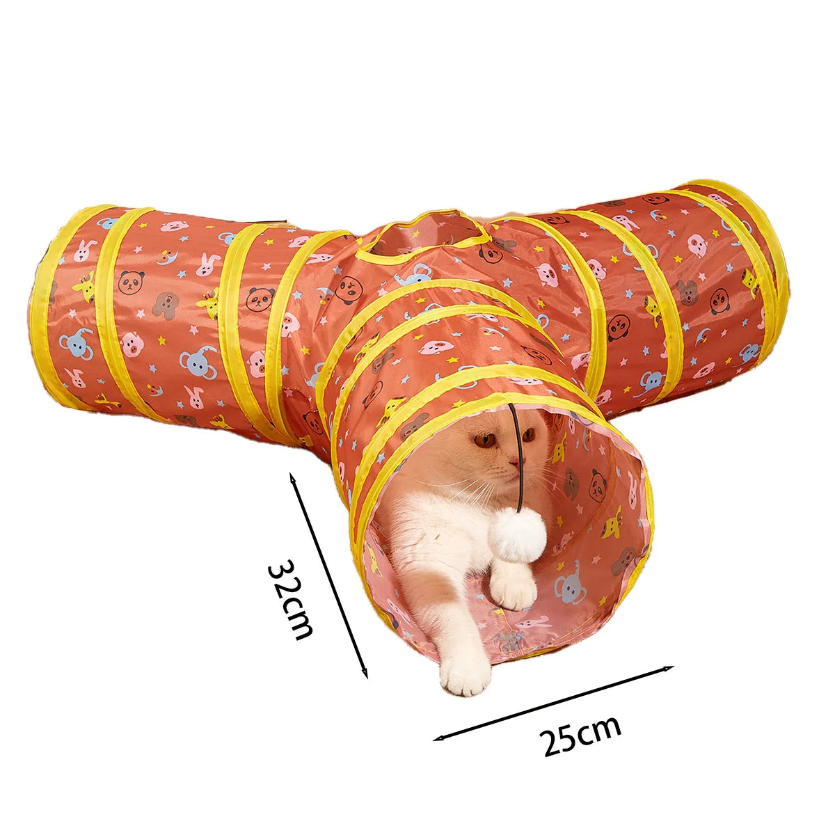 Furiva Foldable Cat Tunnel with Peek Holes - product image 12