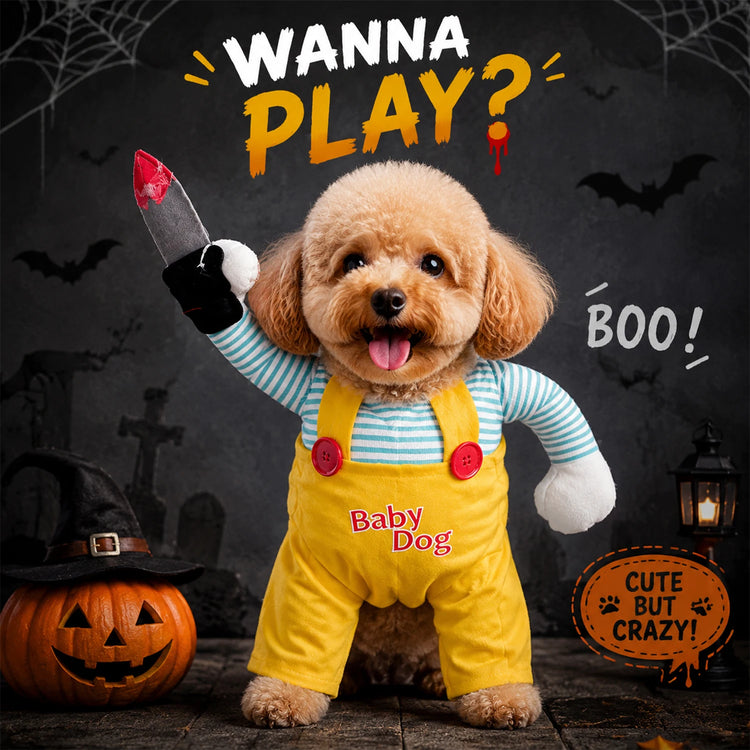 Furiva Spooky Doll Pet Costume from Furiva Pets