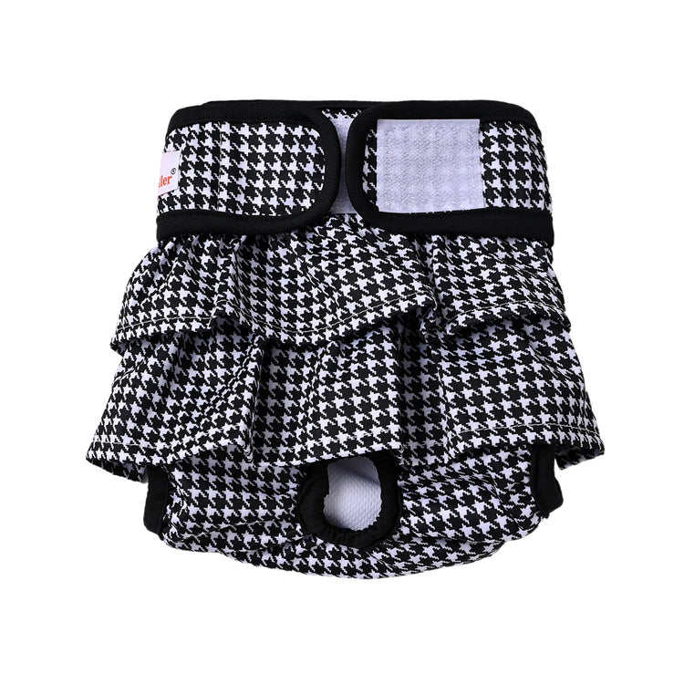 Furiva Washable Houndstooth Female Dog Diaper - product image 8