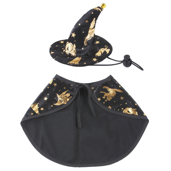 Furiva Wizard Cape & Hat Pet Costume from Furiva Pets