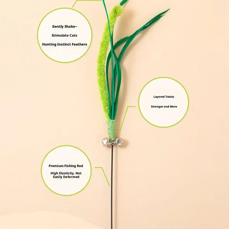 Furiva Interactive Feather Cat Wand from Furiva Pets