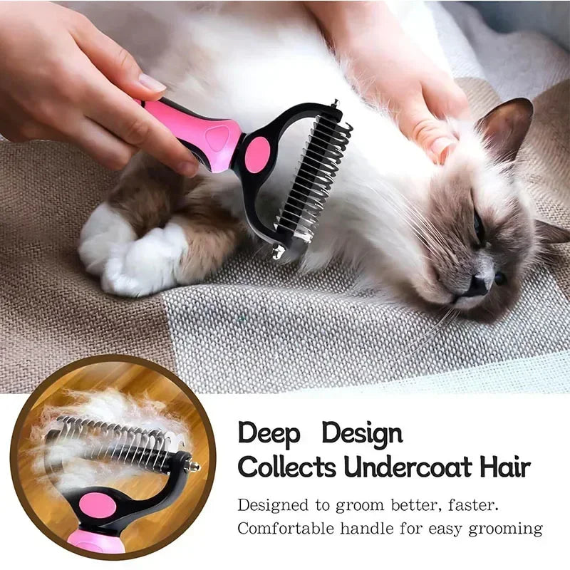 Furiva Dual-Sided Pet Dematting Comb - product image 3