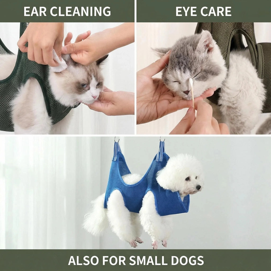 Pet Grooming Hammock for Nail Trimming from Furiva Pets