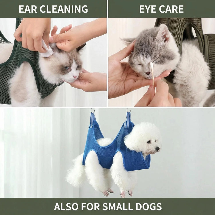 Pet Grooming Hammock for Nail Trimming from Furiva Pets