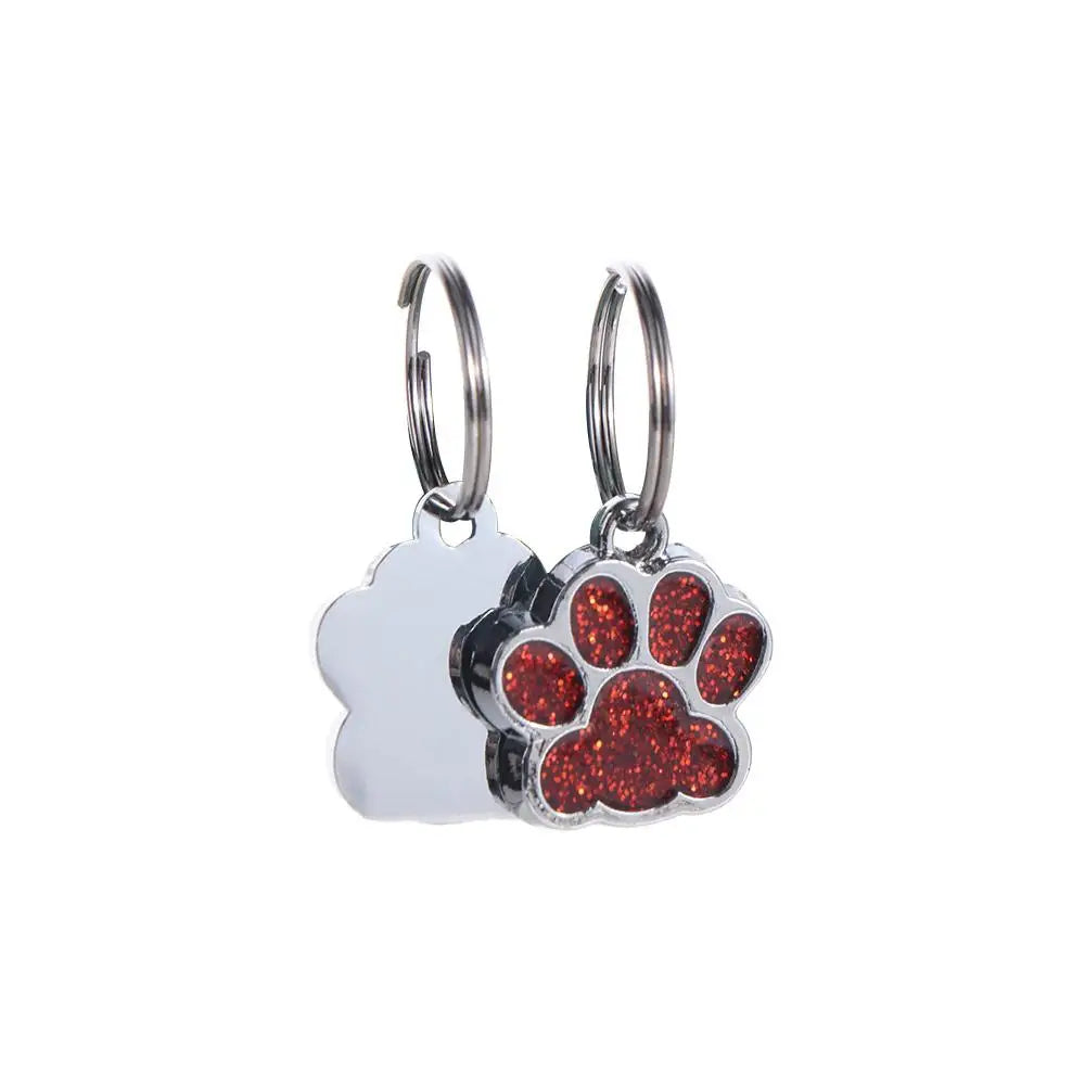 Furiva Paw Print Glitter Pet Collar Tag - product image 2