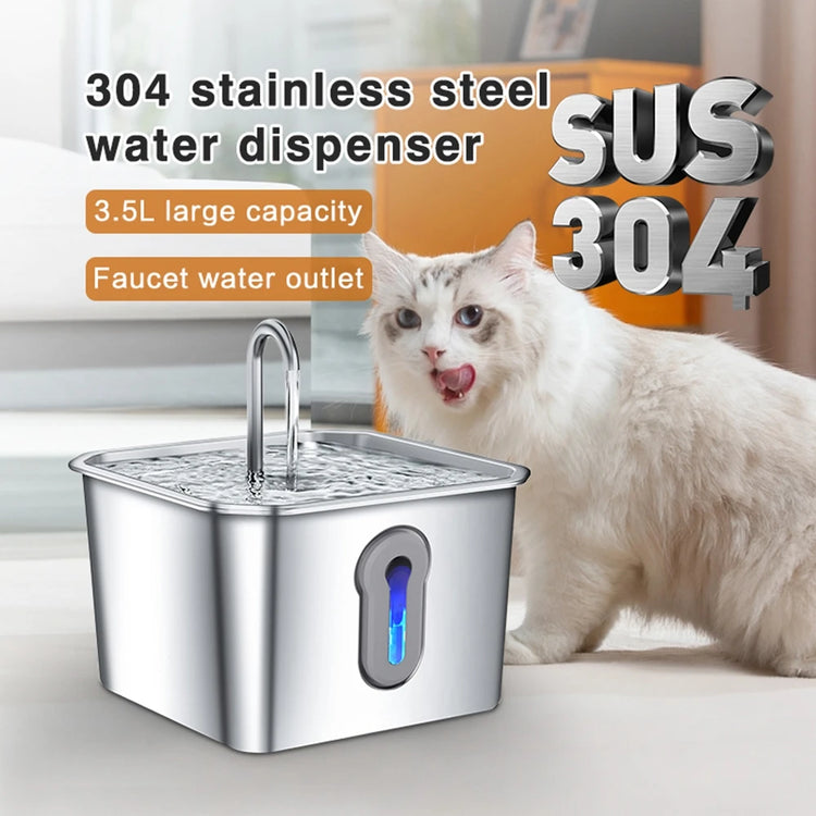 Furiva 4L Stainless Steel Pet Water Fountain - product image 2