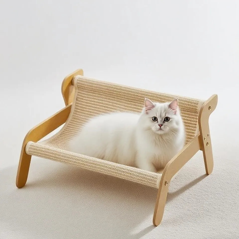 Furiva Elevated Sisal Cat Scratcher Hammock - product image 5