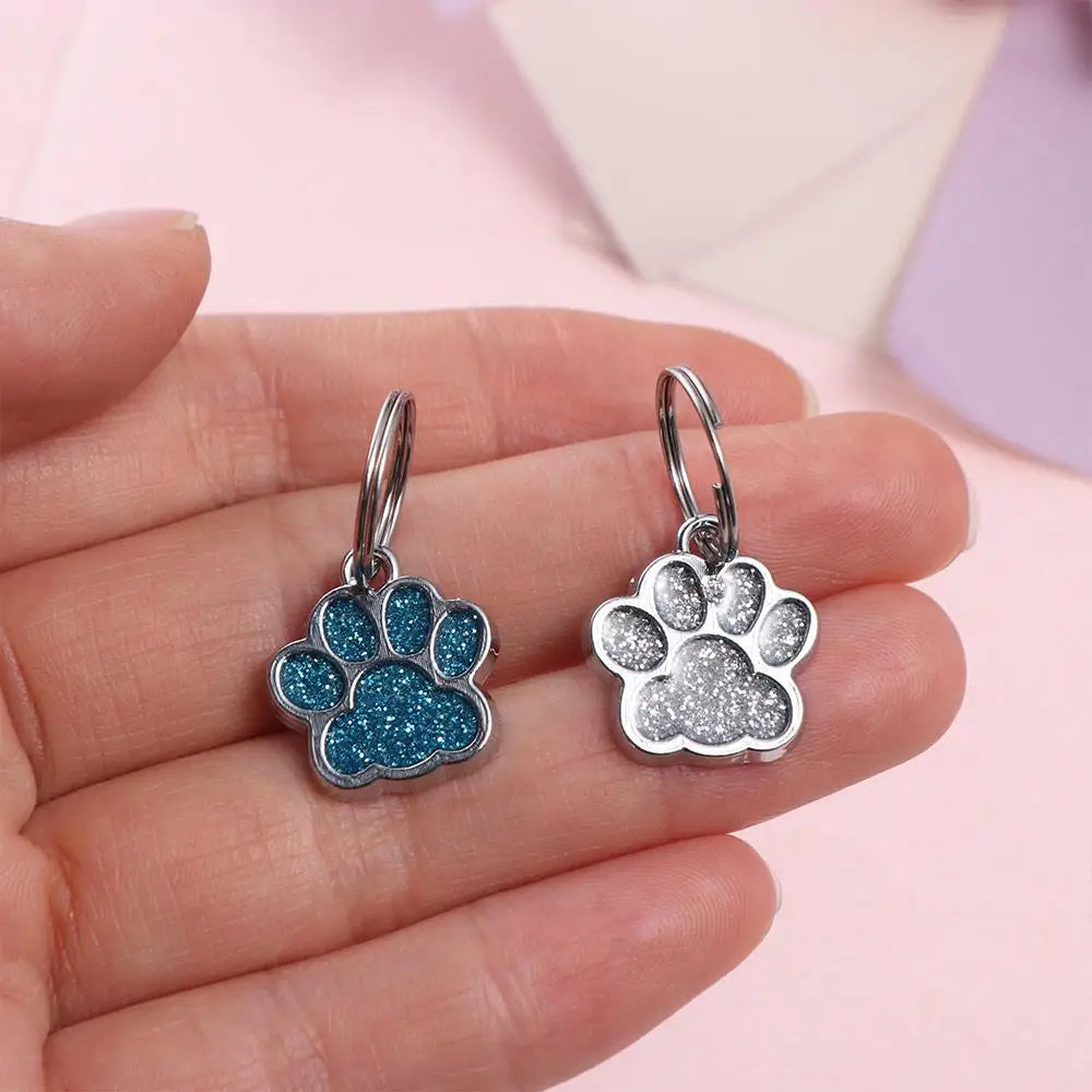 Furiva Paw Print Glitter Pet Collar Tag - product image 5